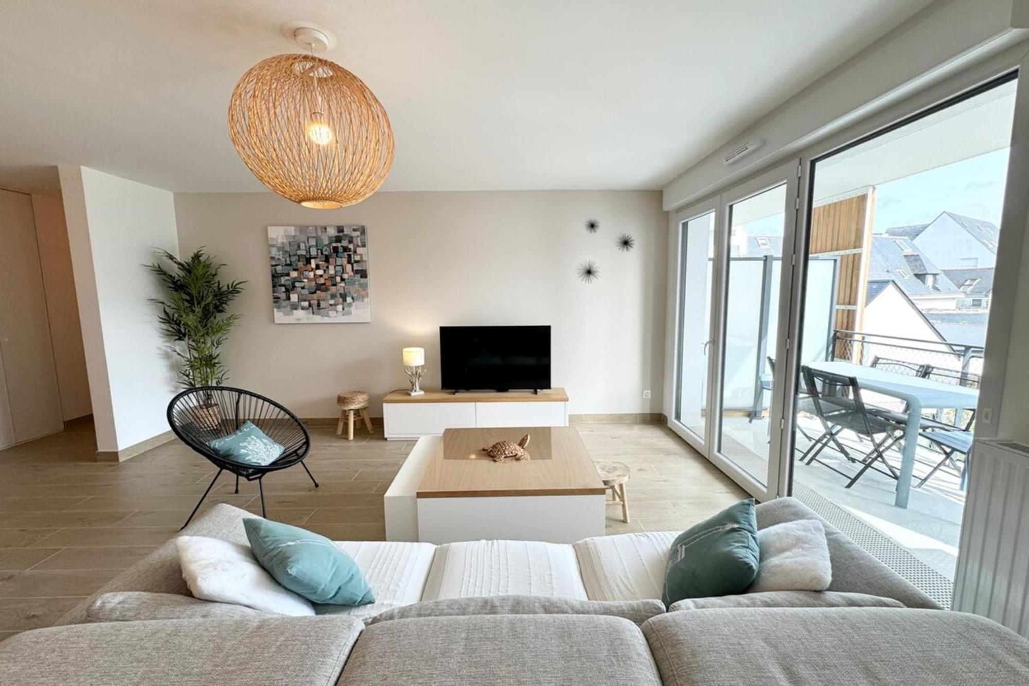 T3 De Standing Plein Bourg - 100M Des Plages Сен-Пьер-Киберон Экстерьер фото
